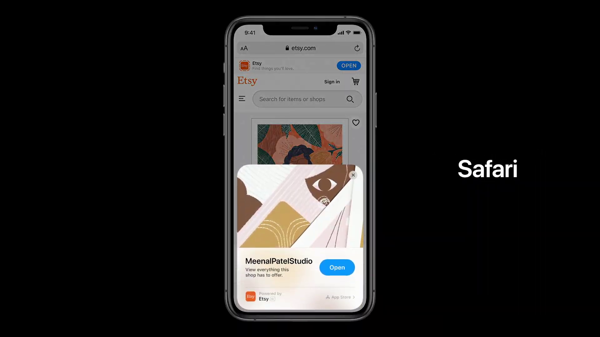 iphone safari app card