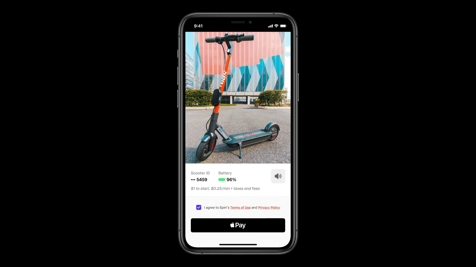 iphone scooter payment