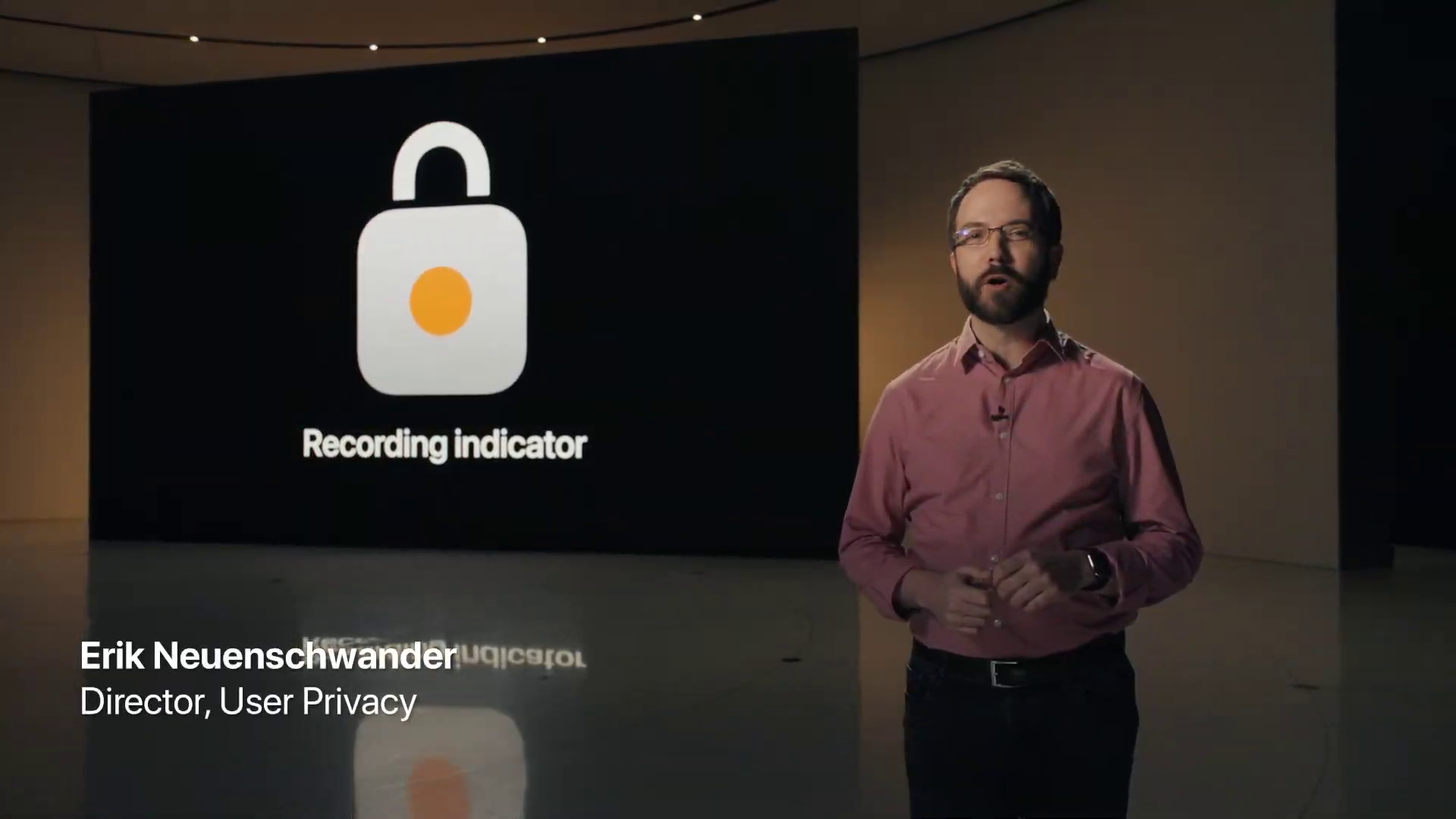 recording indicator presentation