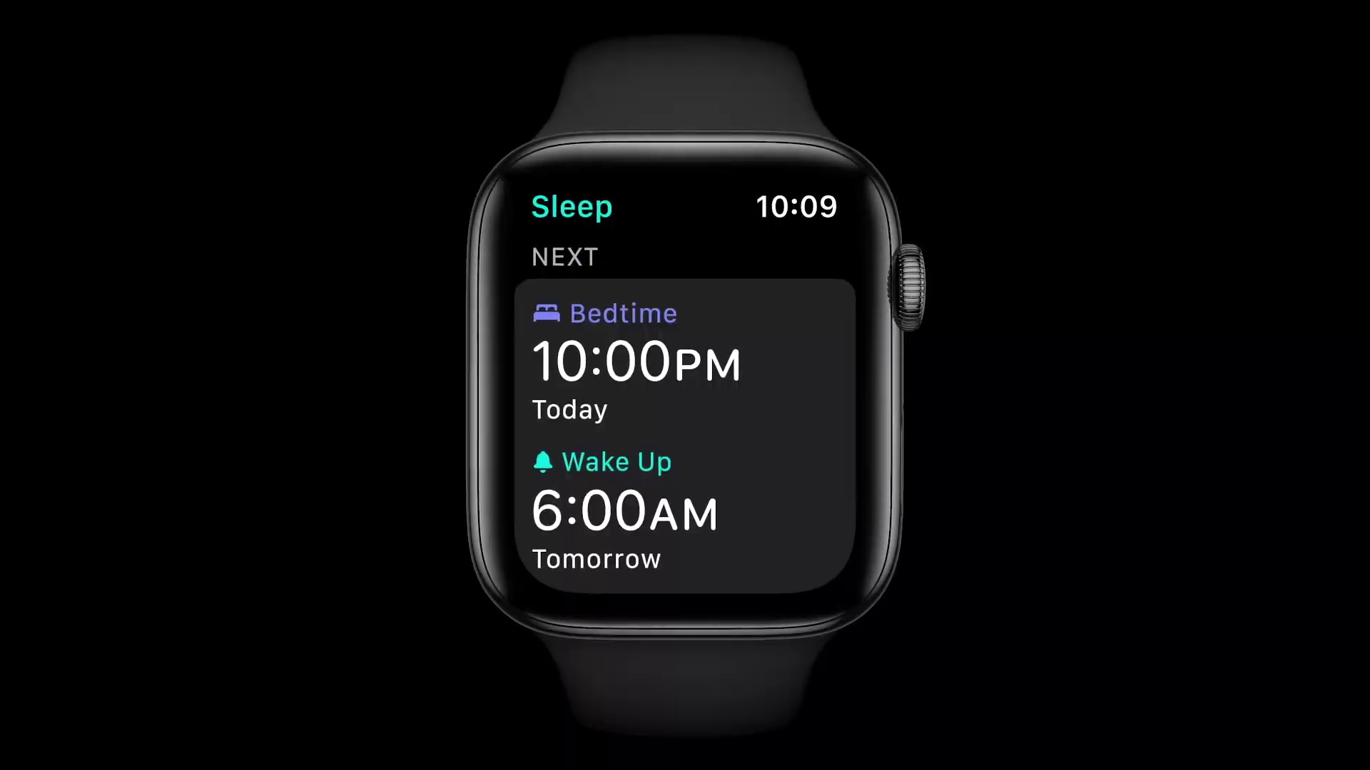 smartwatch sleep schedule
