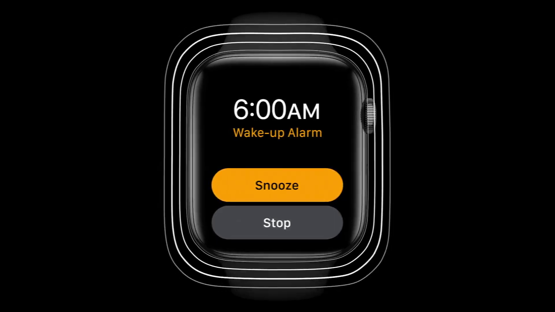 smartwatch wake up alarm vibration