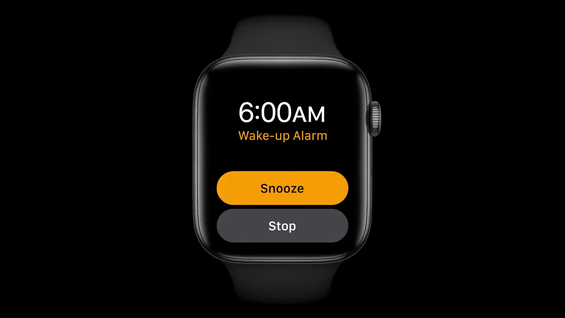 smartwatch wake up alarm