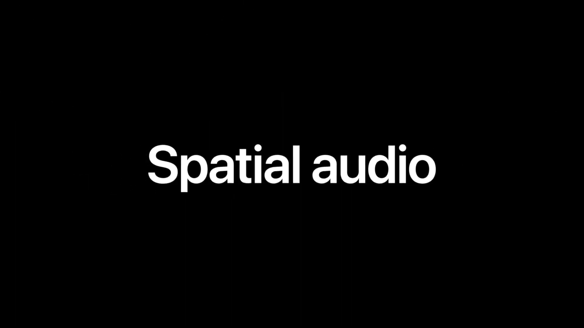 AirPods Spatial audio