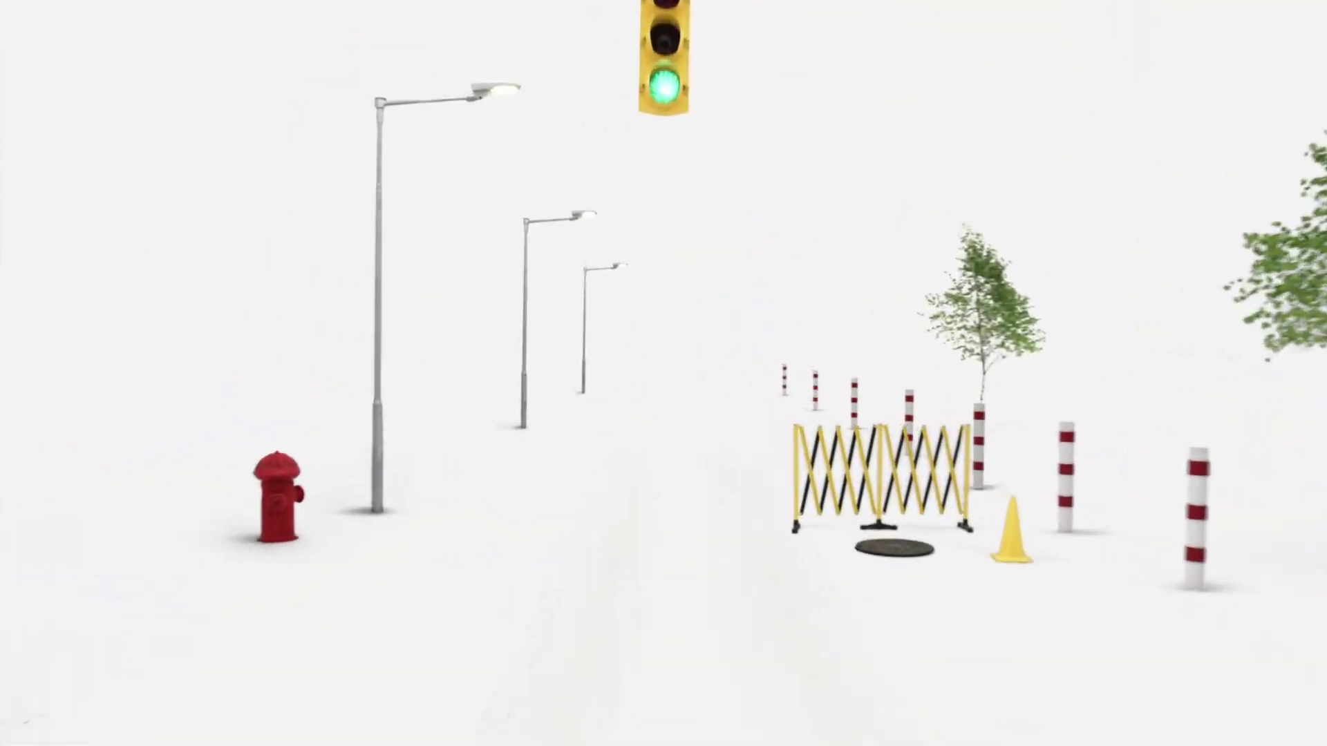 street scene traffic light