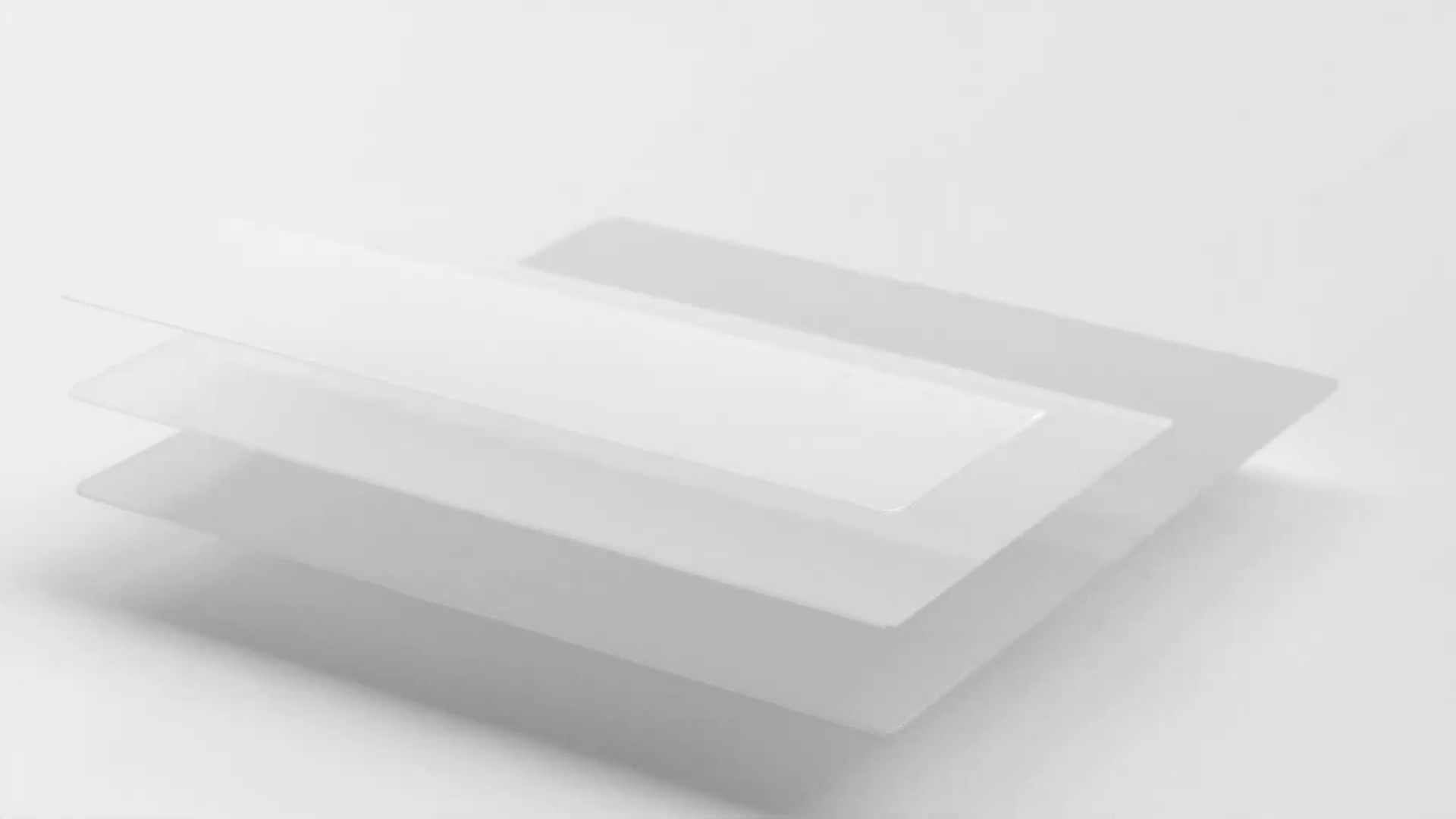 transparent layered sheets