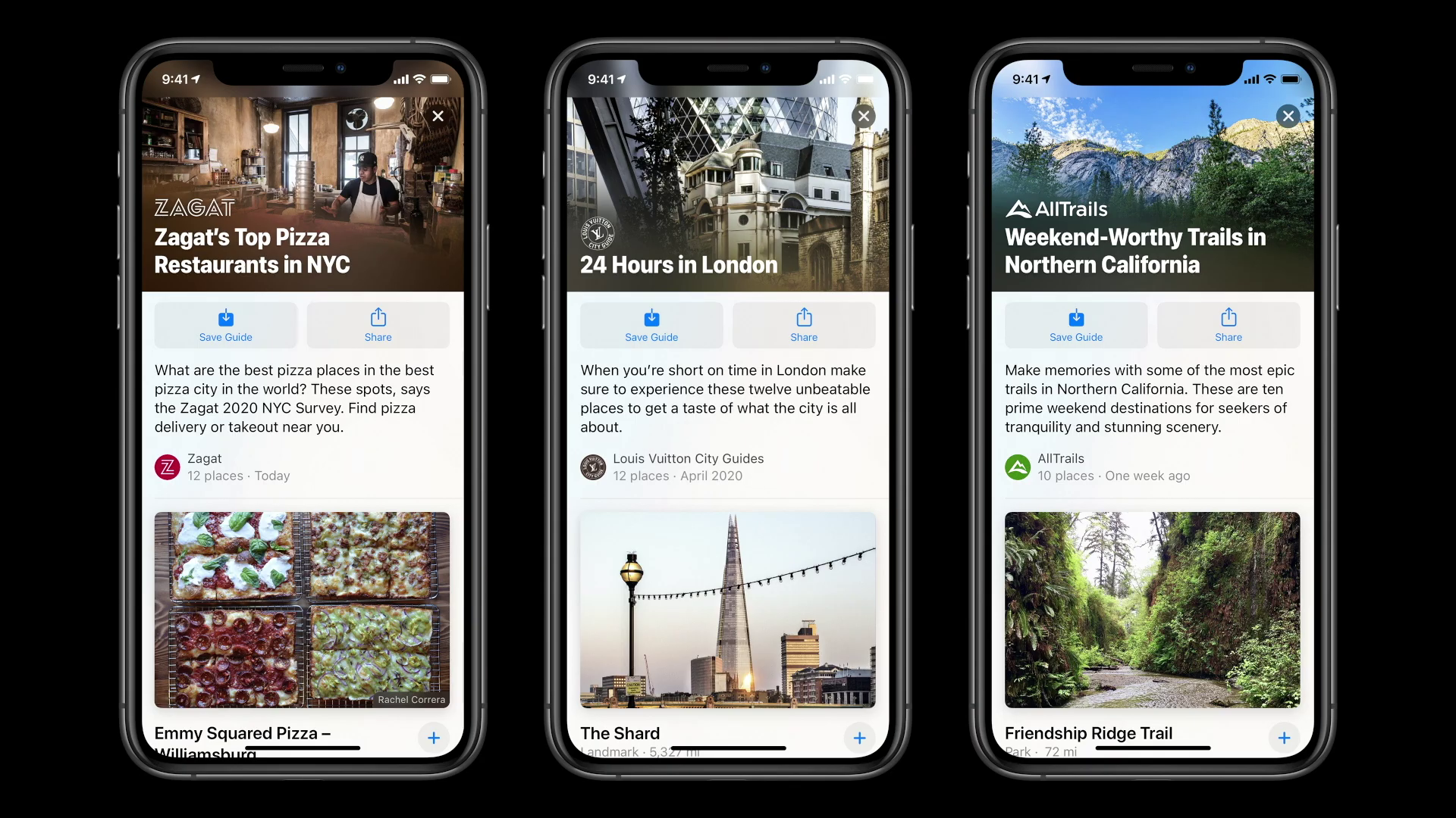 travel guides on phones