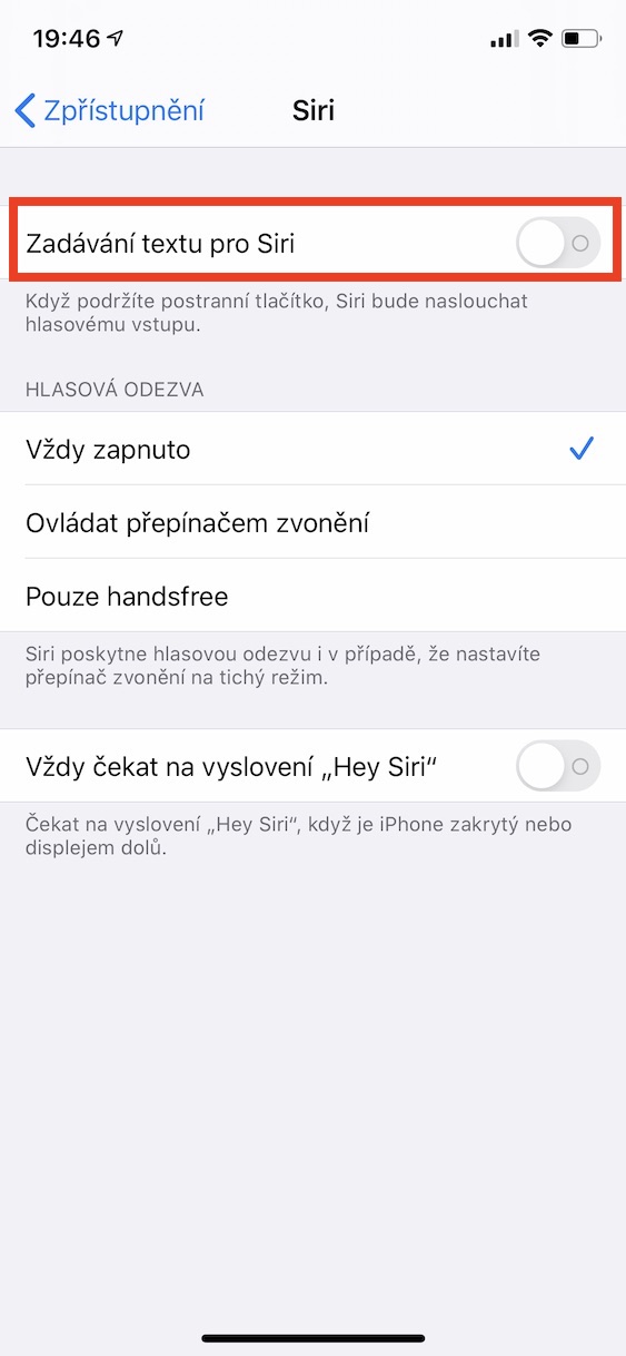 zadavani_textu_pro_siri_ios3 zadávání textu pro siri