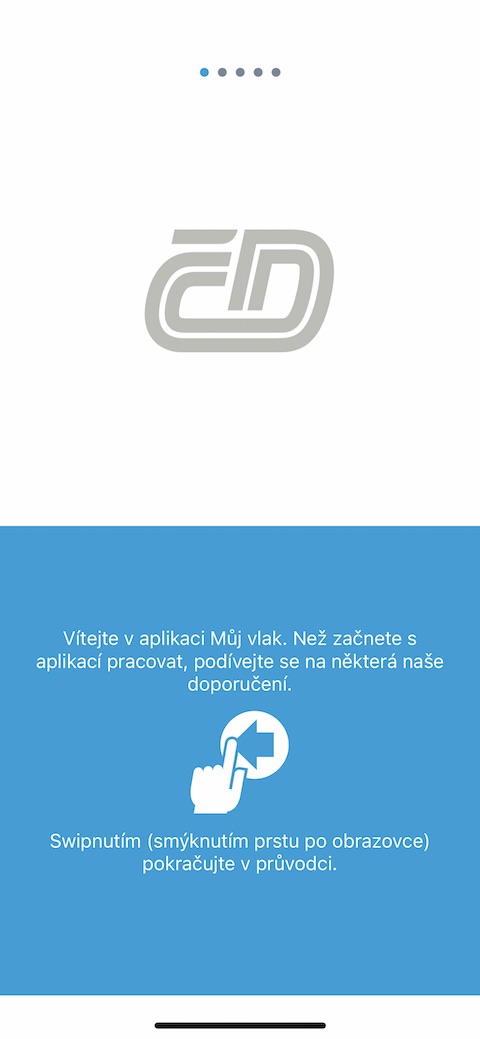 Muj vlak iOS 11 Muj vlak iOS