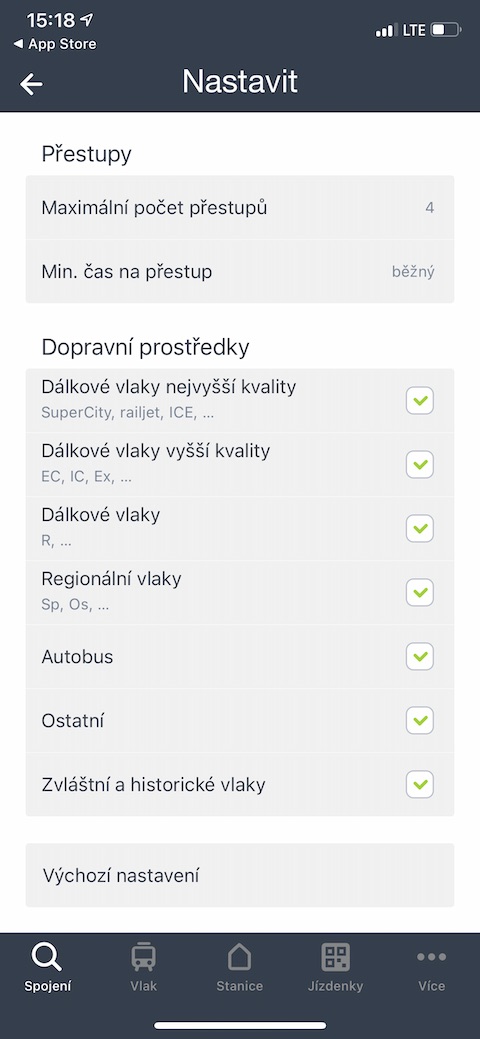 Muj vlak iOS 5 Muj vlak iOS