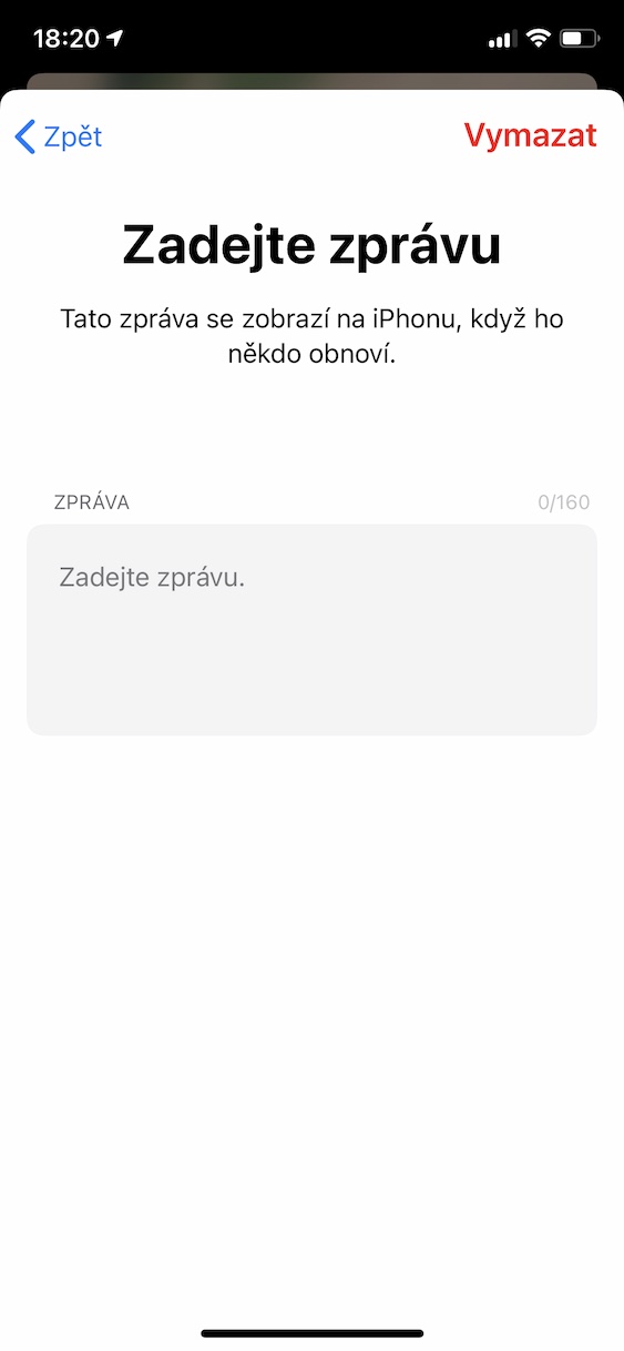 rezim_ztraty_iphone10 režim ztráty iphone