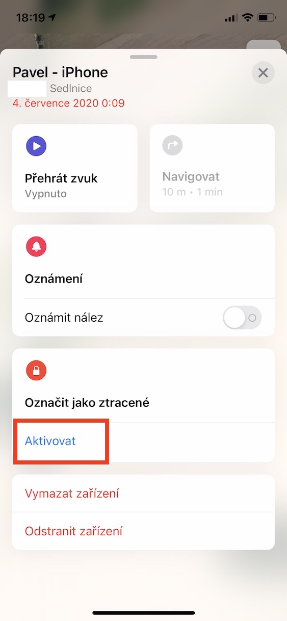 rezim_ztraty_iphone3 režim ztráty iphone