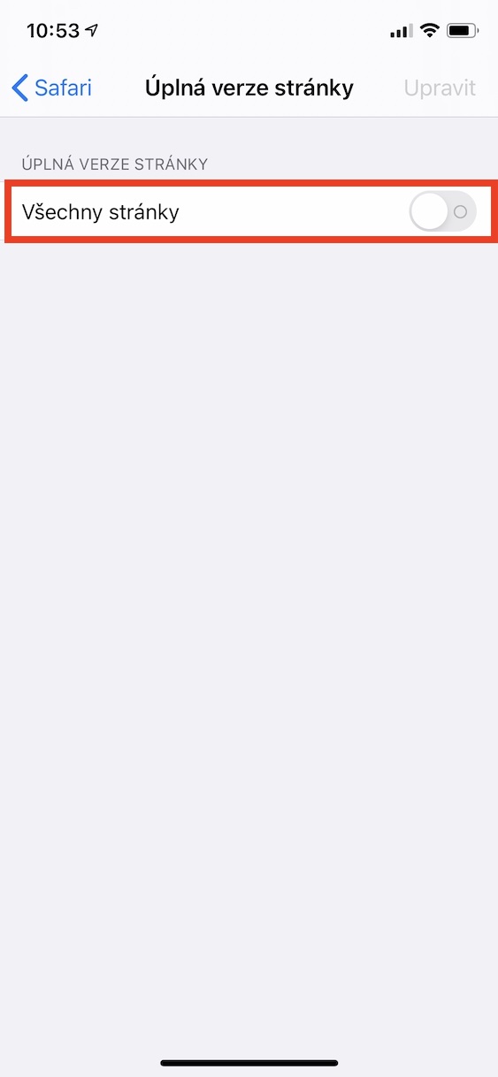 safari_vynutit_plnou_verzi_ios3 safari vynucení plné verze na všech webech