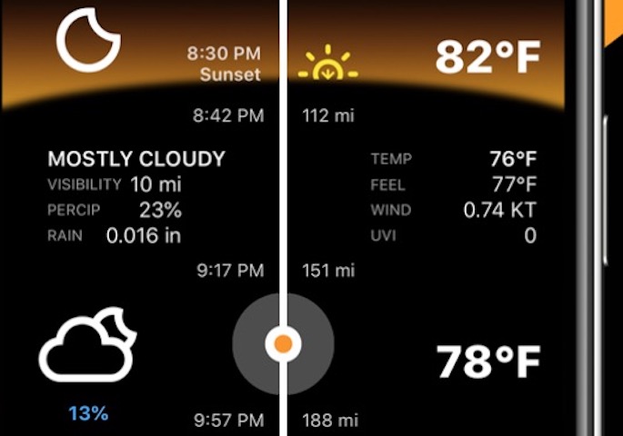 Weather on the Way iOS