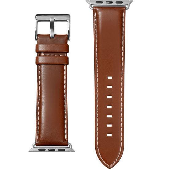 brown leather watch band