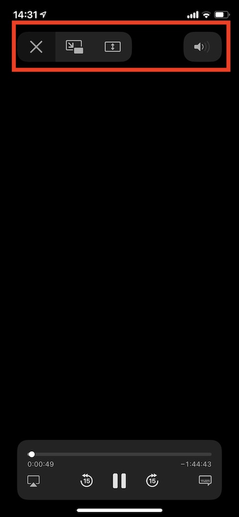 iOS 14 Obraz v obraze 2