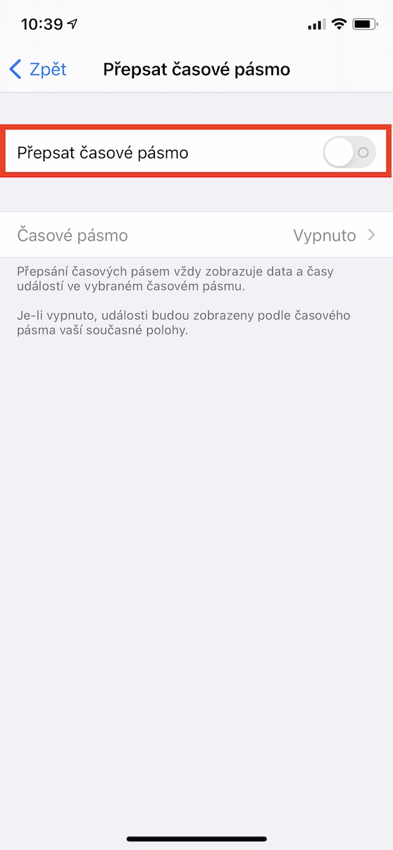 kalendar_casove_pasmo_ios3 kalendář - nastavení časového pásma
