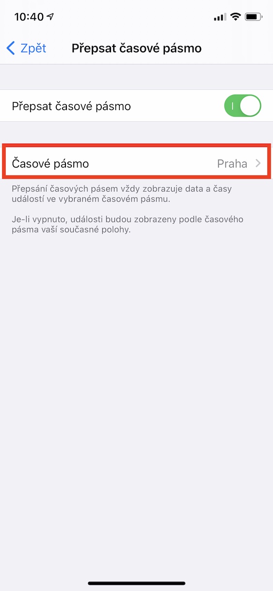 kalendar_casove_pasmo_ios4 kalendář - nastavení časového pásma