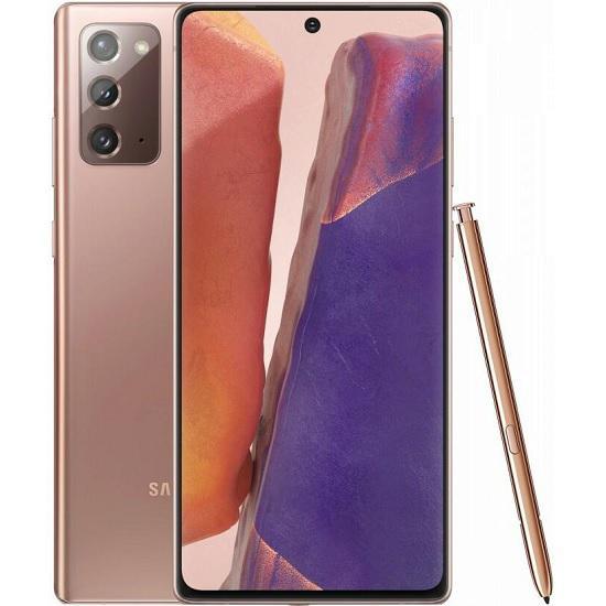 smartphone front and back with stylus