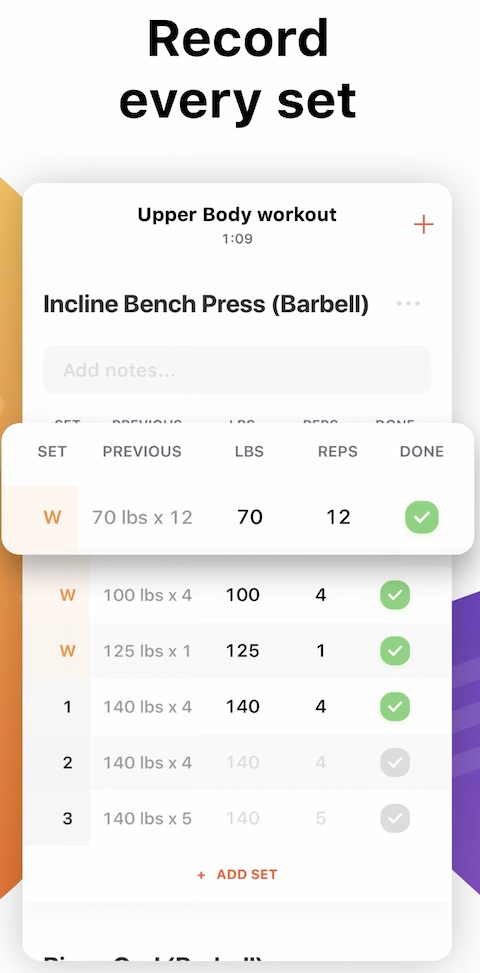 Bolt Workout Tracker iOS 4 Bolt Workout Tracker iOS