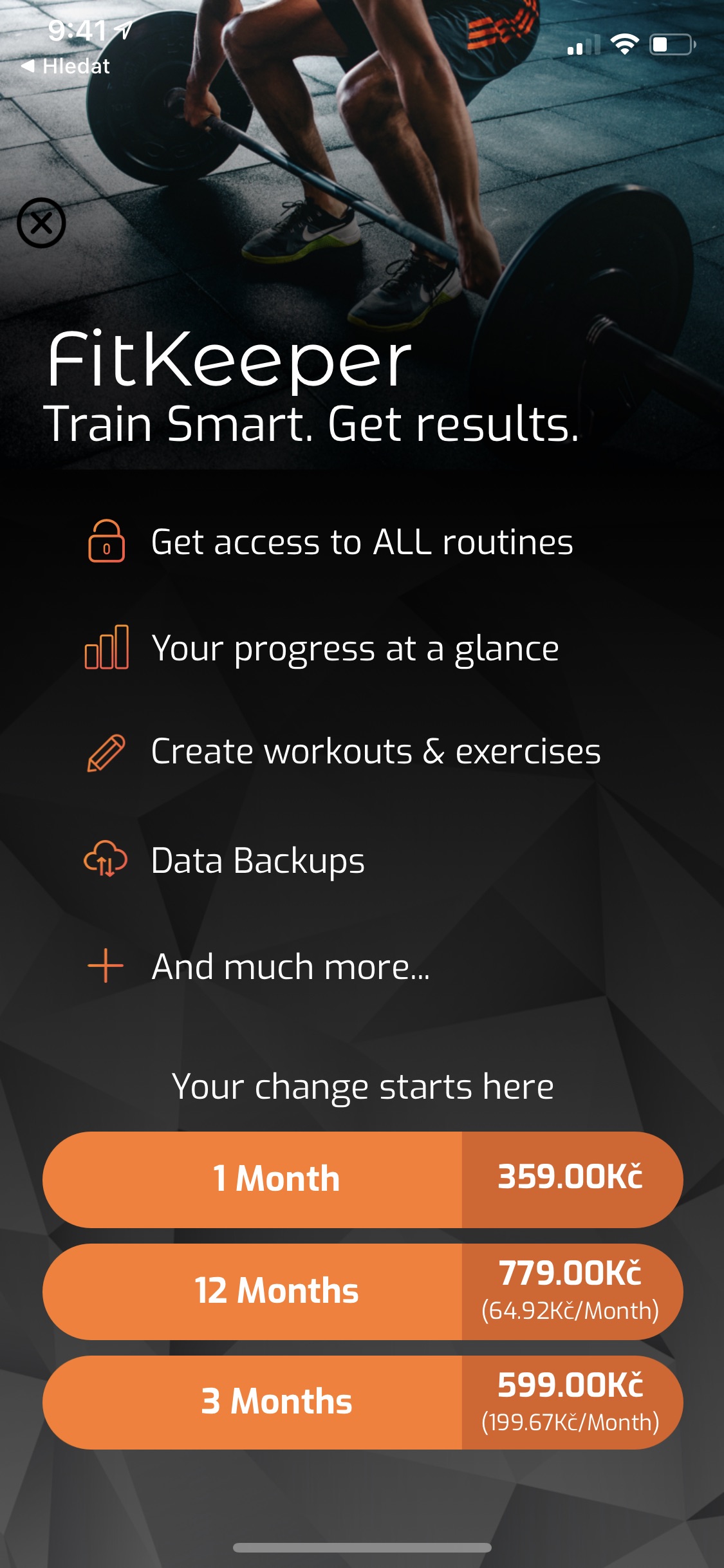 FitKeeper iOS 13 FitKeeper iOS