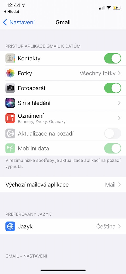 Gmail Chrome zmena iOS 4 Gmail Chrome zmena iOS
