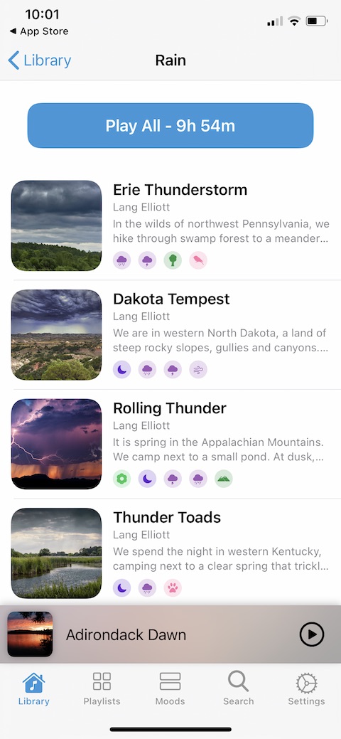 Soundscape Listen to Nature iOS 14 Soundscape Listen to Nature iOS