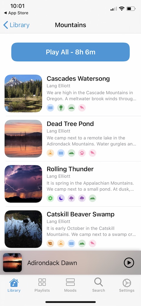 Soundscape Listen to Nature iOS 16 Soundscape Listen to Nature iOS
