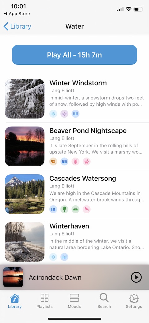 Soundscape Listen to Nature iOS 6 Soundscape Listen to Nature iOS