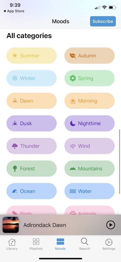 Soundscape Listen to Nature iOS 7 Soundscape Listen to Nature iOS