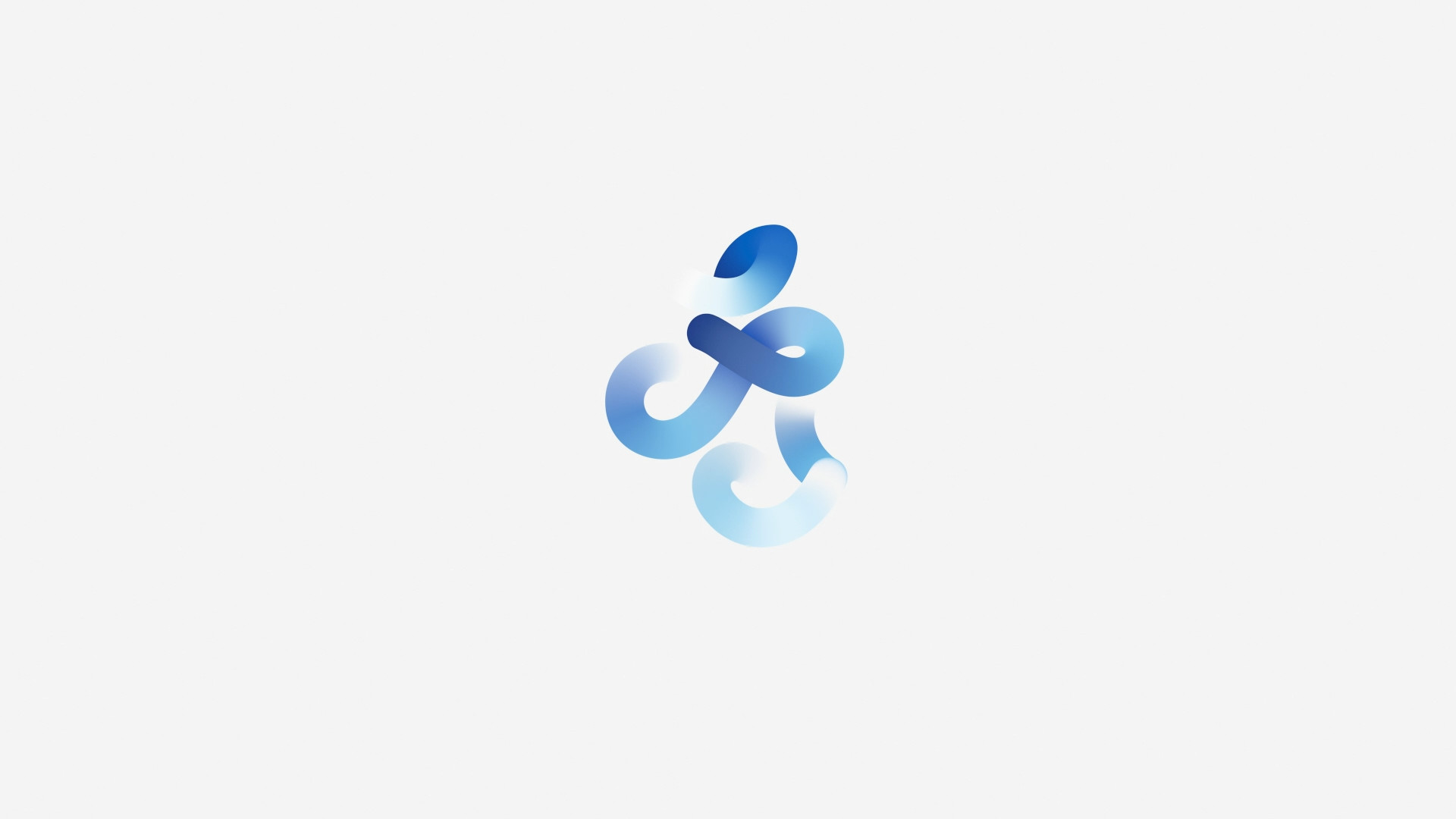 abstract blue logo design