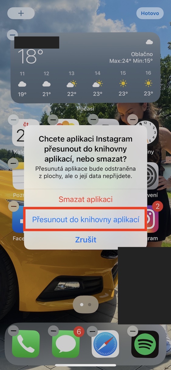 aplikace_do_knihovny_ios14_4 přesun aplikací do knihovny aplikací ios 14