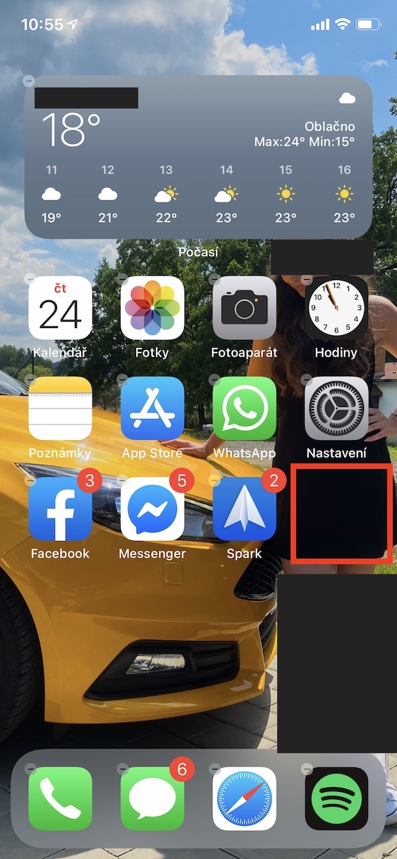 aplikace_do_knihovny_ios14_5 přesun aplikací do knihovny aplikací ios 14