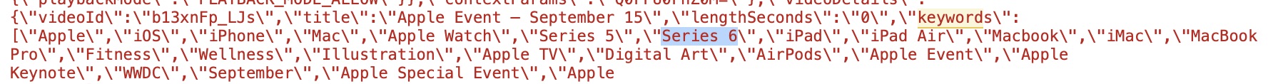apple watch series 6 metadata apple watch series 6 metadata