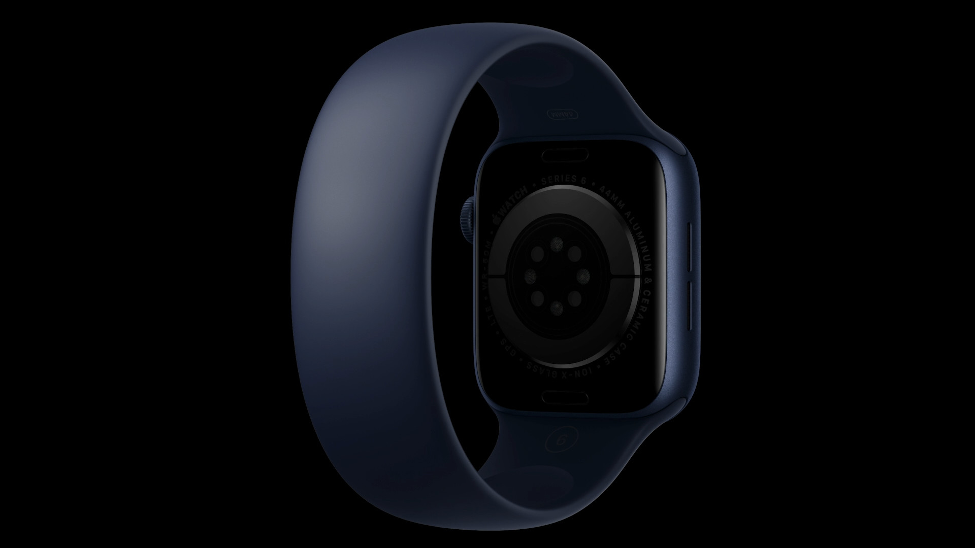 blue apple watch back
