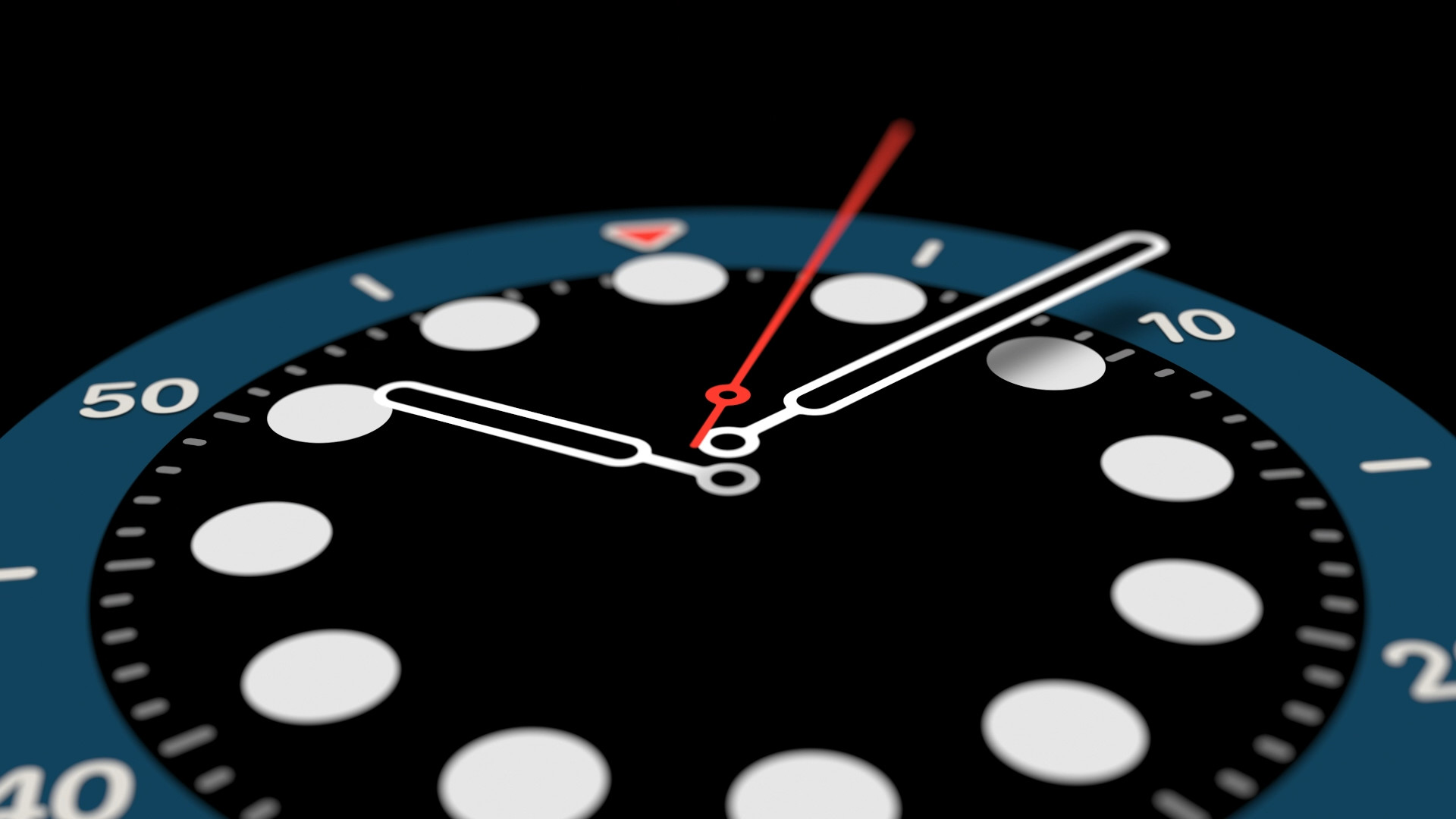 closeup watch face dial