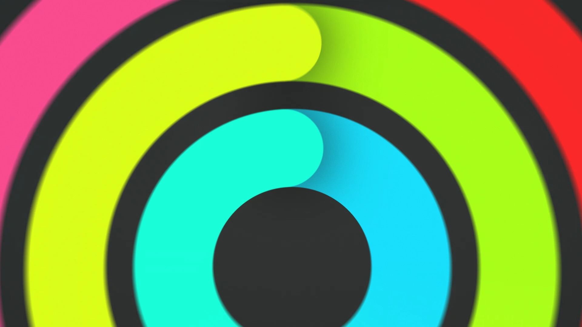 colorful concentric circles