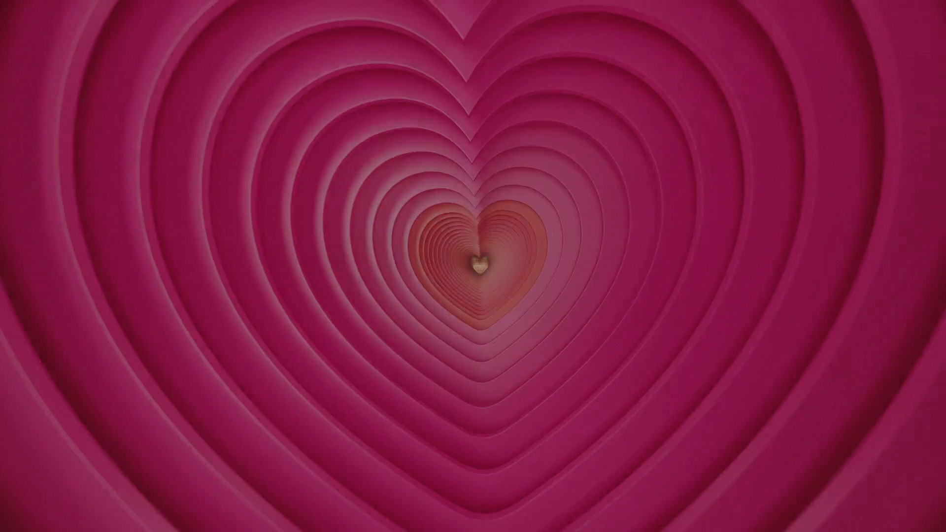 concentric heart pattern