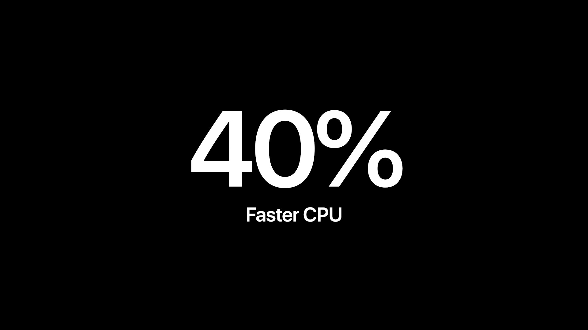 faster cpu performance