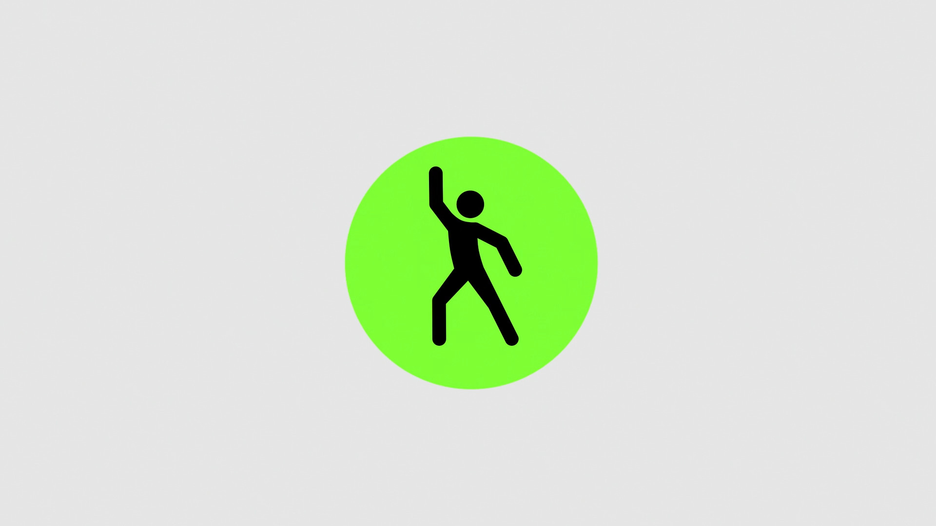 fitness icon green background