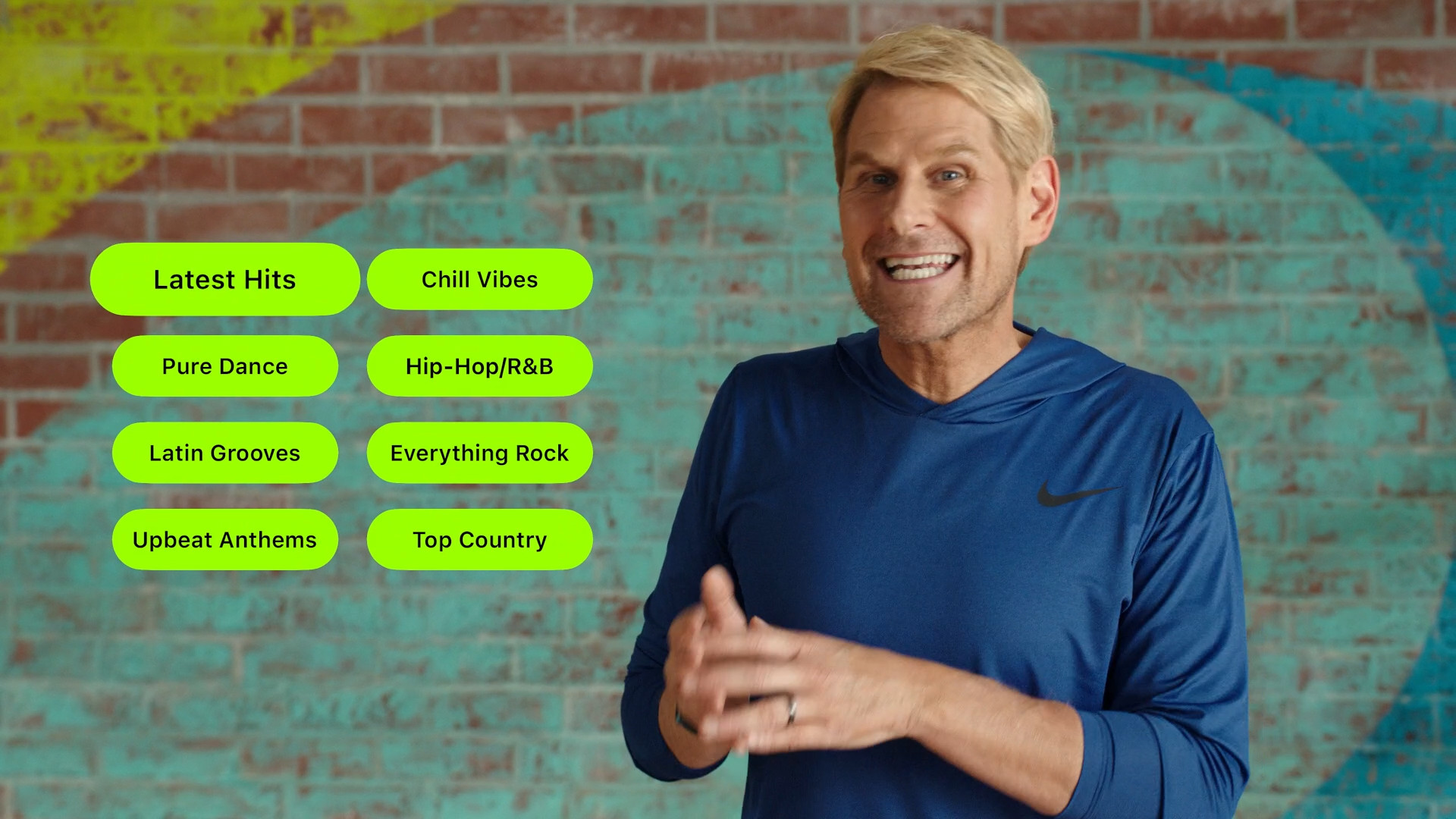 fitness plus music genres