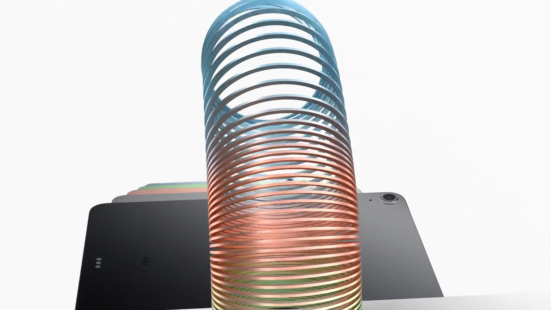 ipad air spring closeup