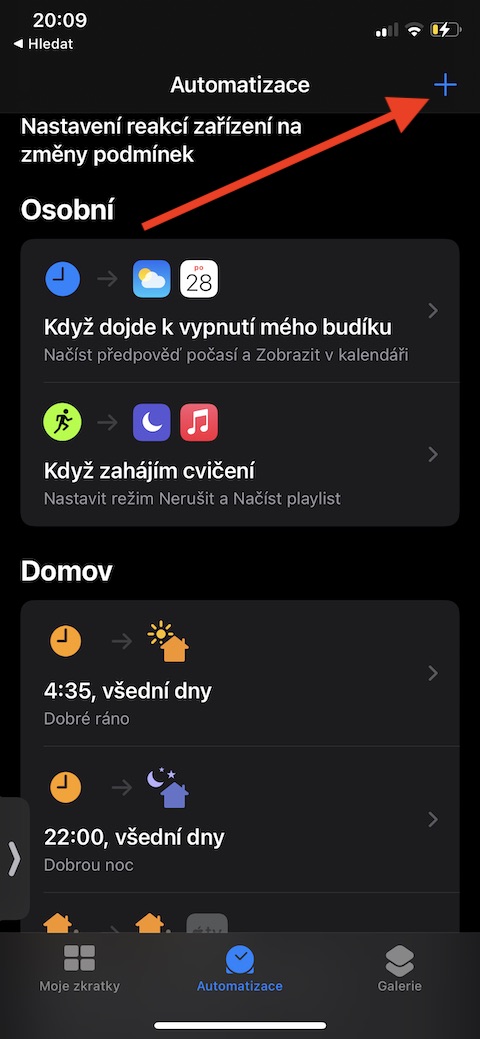 Zkratky zmena ciferniku Apple Watch