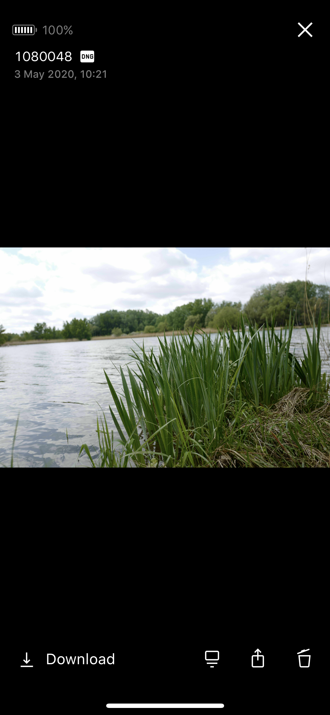 landscape photo riverbank view