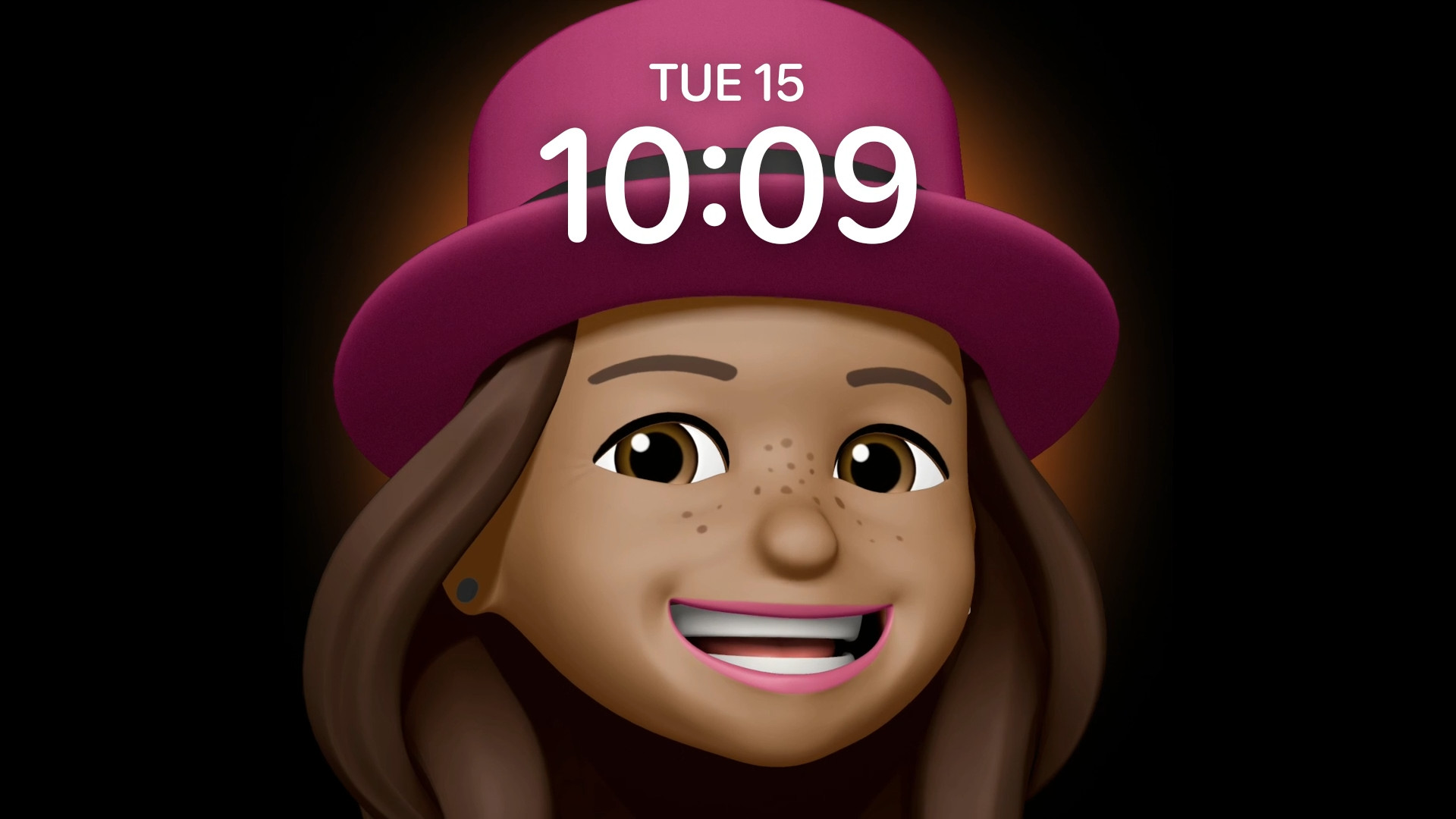memoji hat closeup