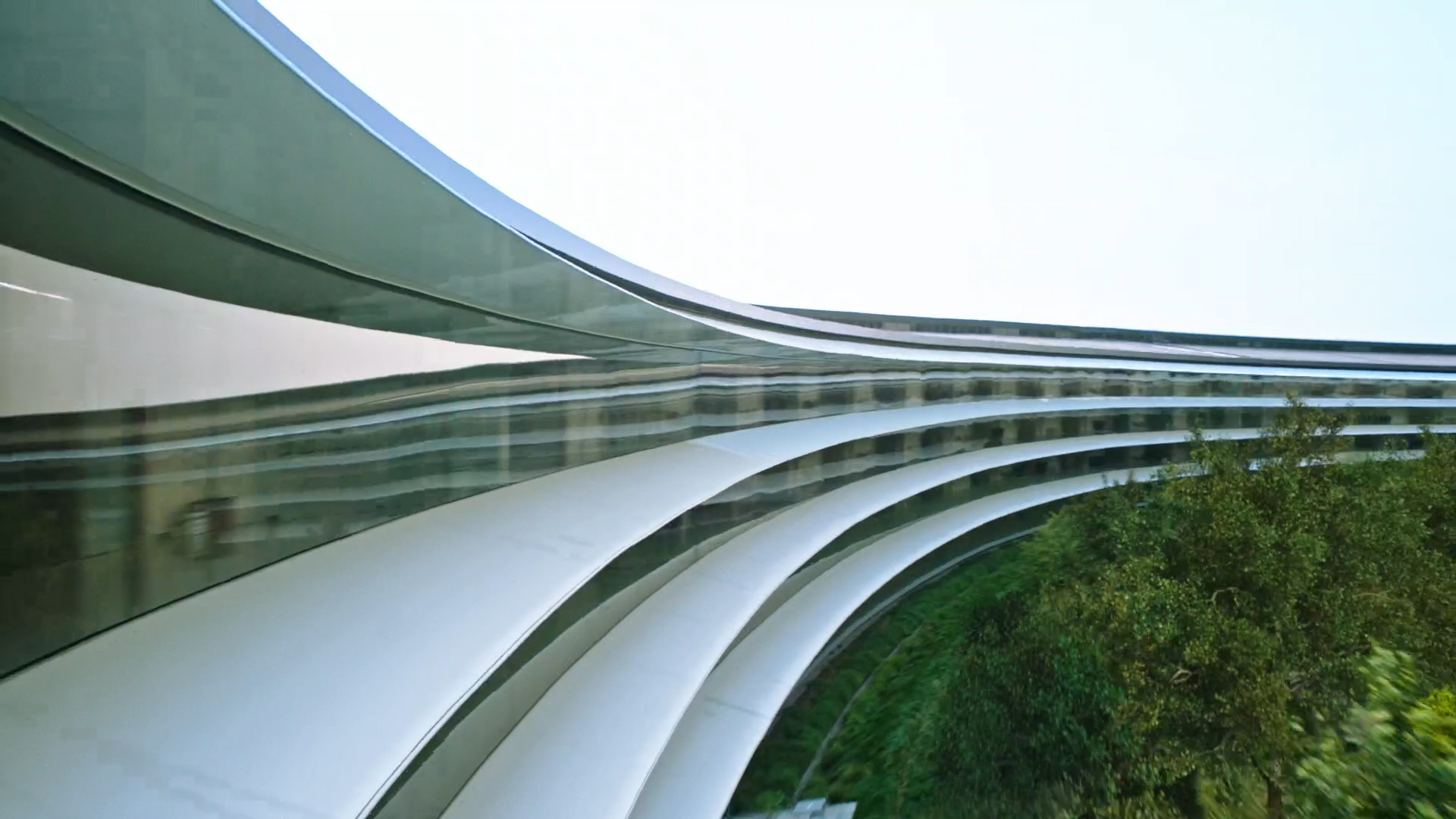 modern curved building