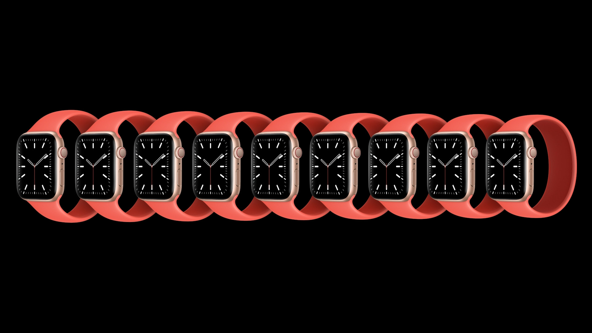 red apple watch series