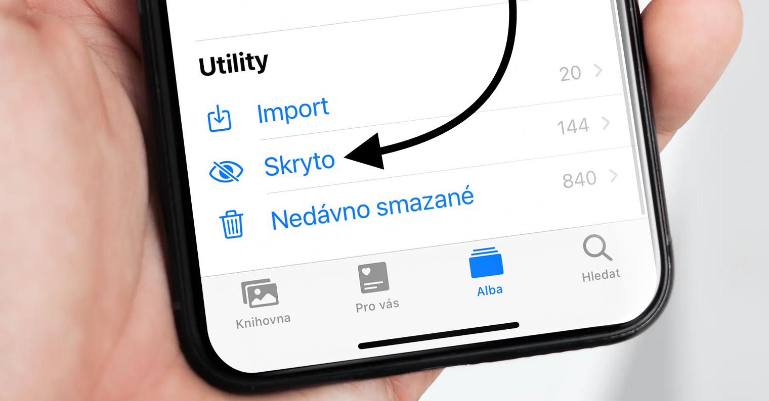 Jak skrýt Fotky na iPhone?