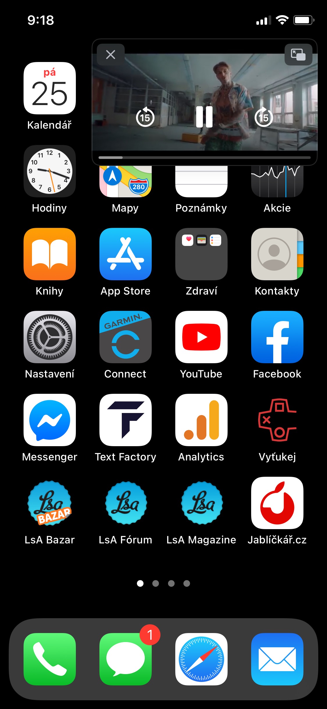 smartphone home screen