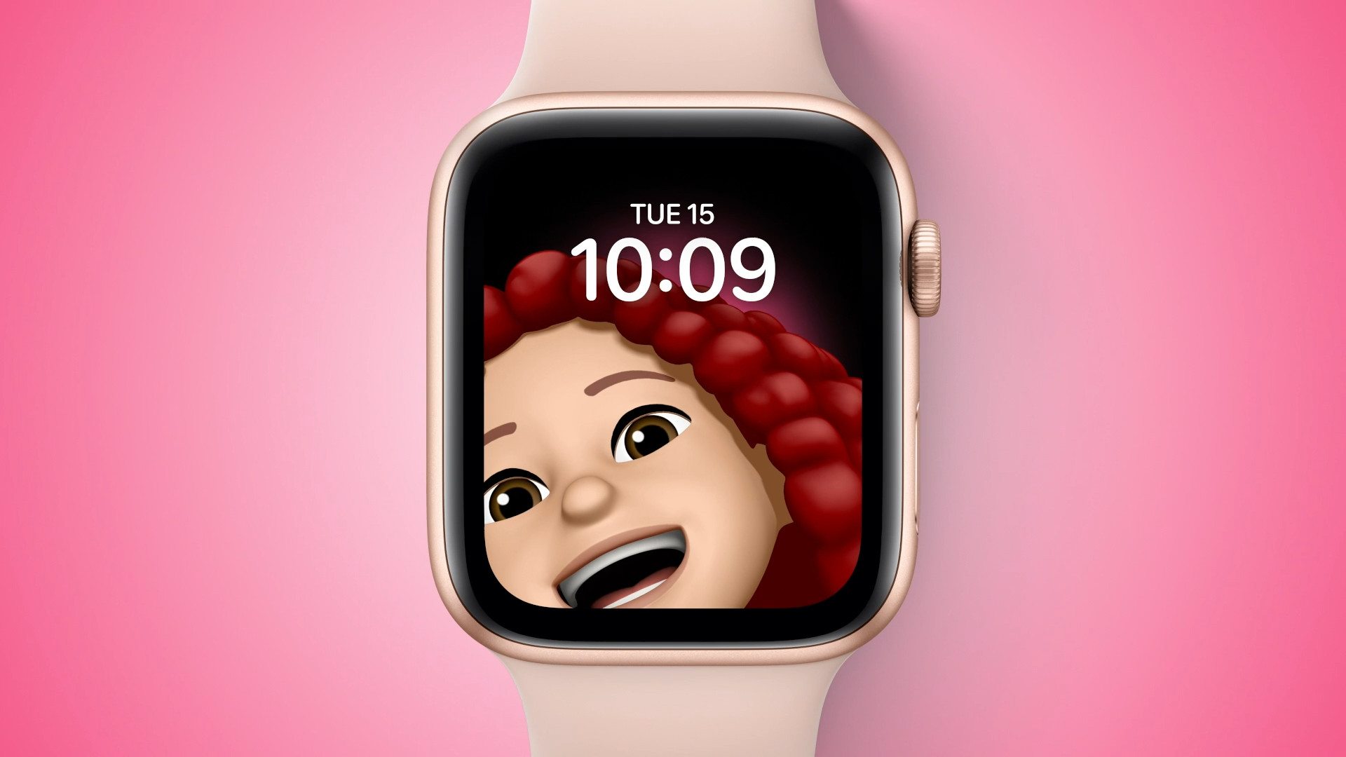 smartwatch memoji face