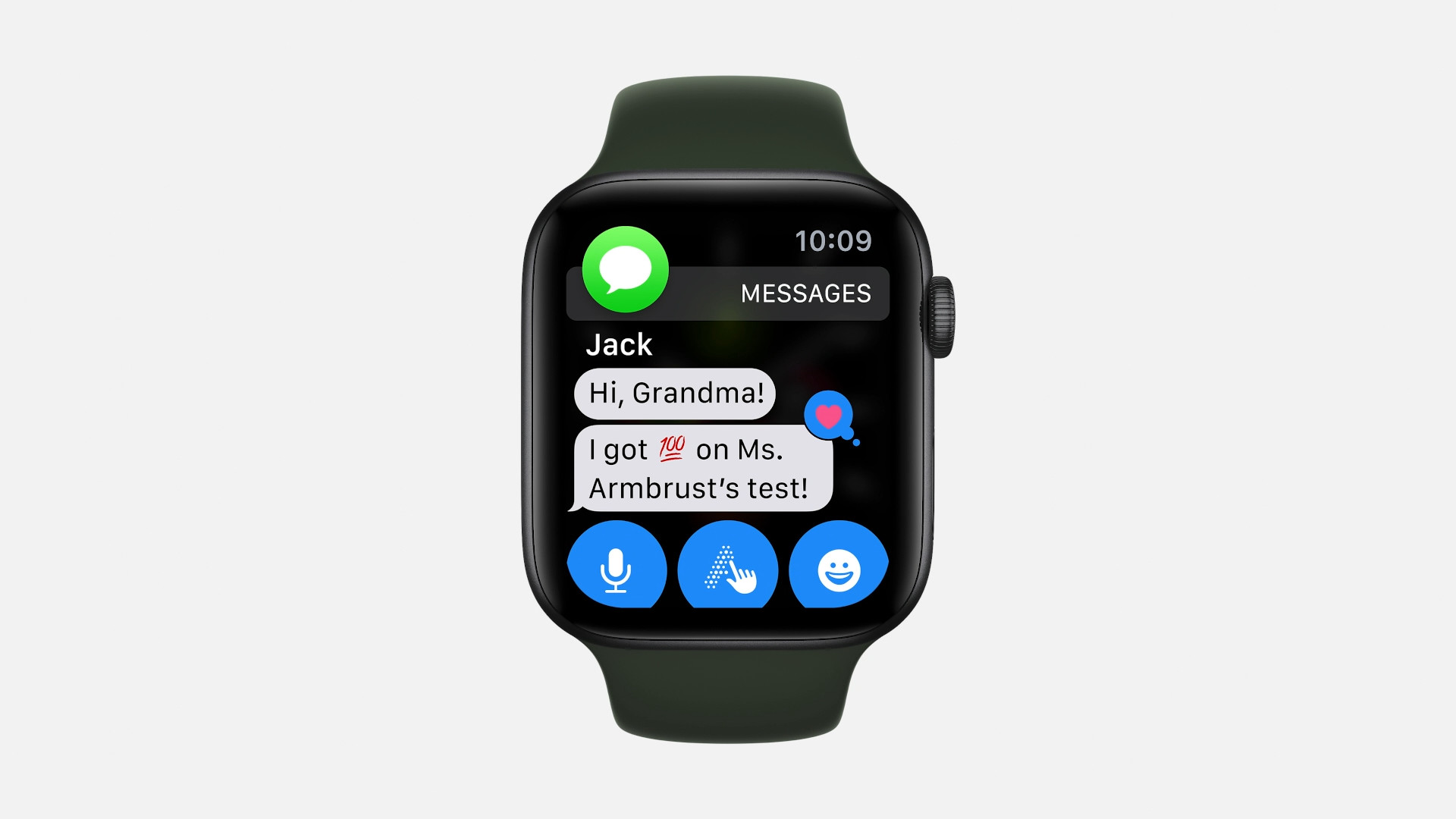 smartwatch messaging feature